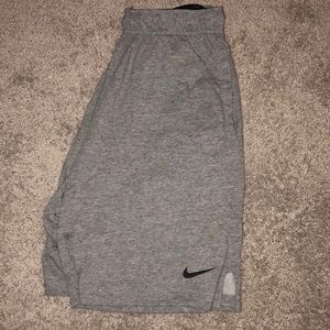 Nike Dri-Fit Mens shorts heathered grey